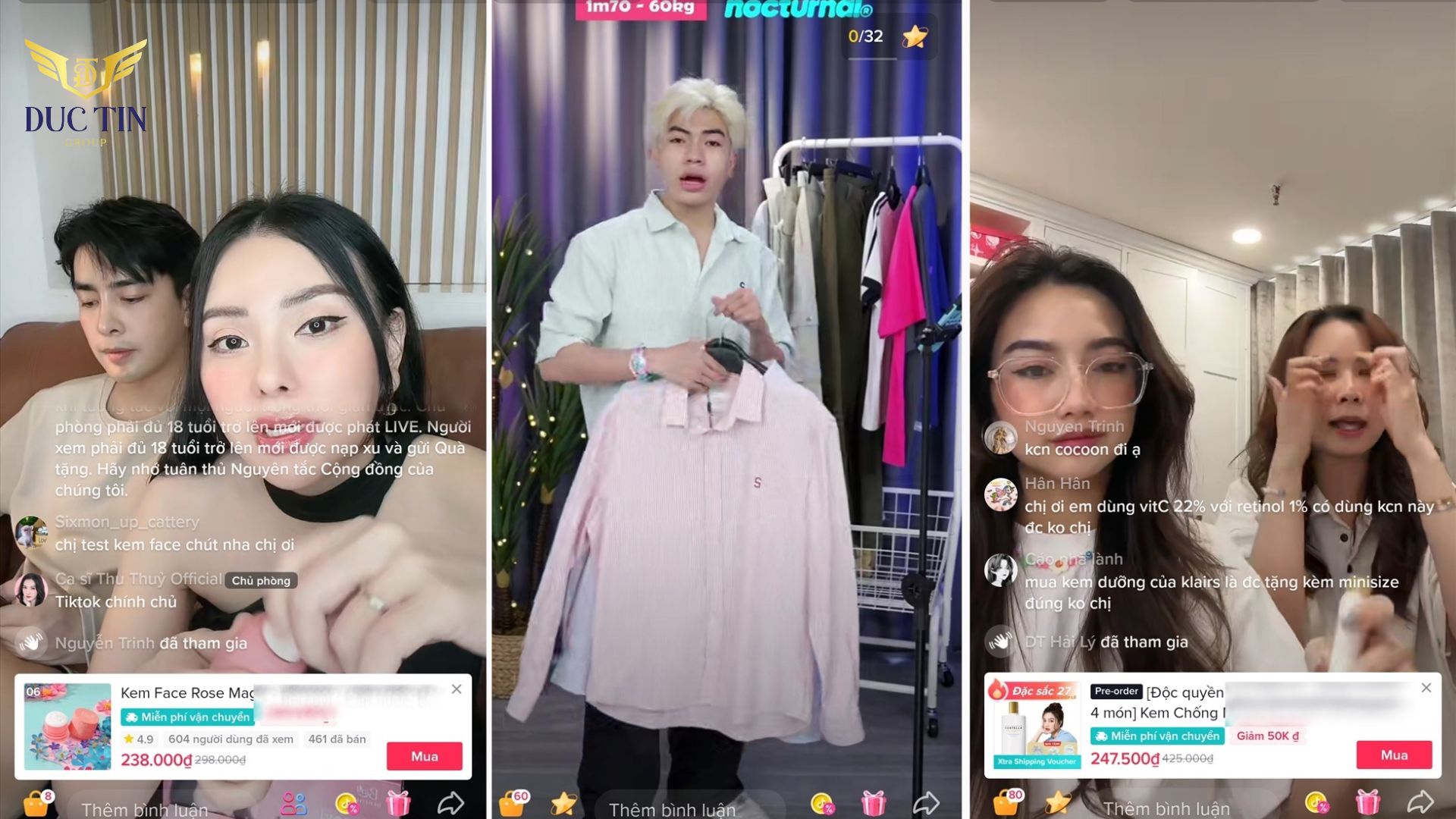 Livestream là cách bán hàng trên Tiktok  dễ dàng tiếp cận với khách hàng hơn